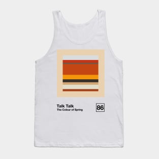 The Colour Of Spring / Minimalist Style Graphic Artwork Poster Design Tank Top